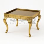 اجاره میز عسلی کویین طلایی